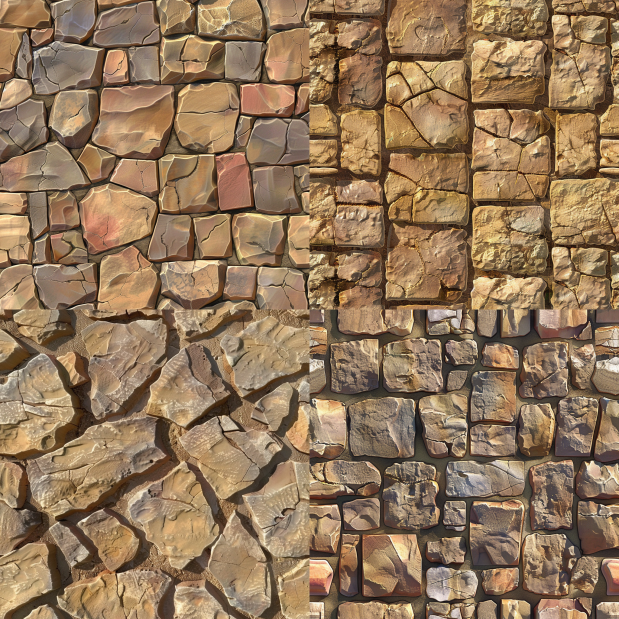 Sandstone pavement
